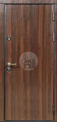 Входная дверь в офис без глазка, двухсторонний ламинат-ДВ-925